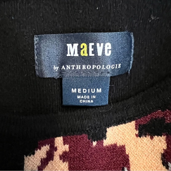 NWT Anthropologie Maeve Scenic Mini Sweater Dress - Picture 14 of 15